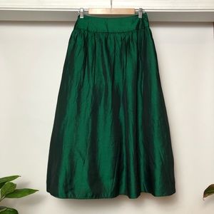 Scott McClintock vintage long skirt emerald green